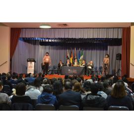 View of the stage at the NAIDOC citizenship ceremony, June 2018