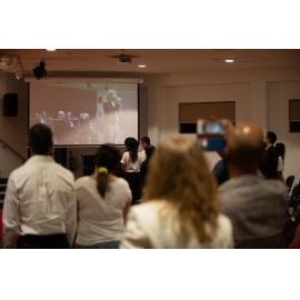 Attendees at a Citizenship Ceremony, November 2020