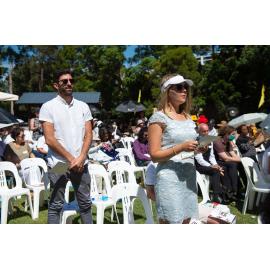 New citizens at the Australia Day Citizenship Ceremony, 2021