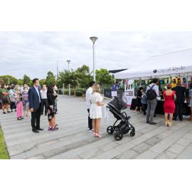Signing in and social distancing, Australia Day Citizenship Ceremony and Citizen of the Year Awards, 2022