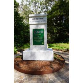 Korean War Memorial (front view), Meadowbank