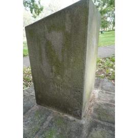 Armistice Plinth (right side), Memorial Park