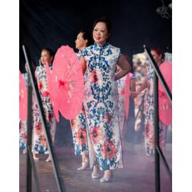 Chinese dancers on the Eastwood Oval Main Stage, Lunar New Year Festival, 2026