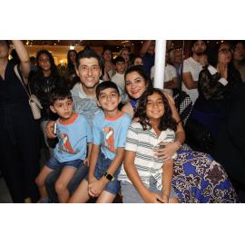 Family enjoying the Nowruz celebration held at Top Ryde City