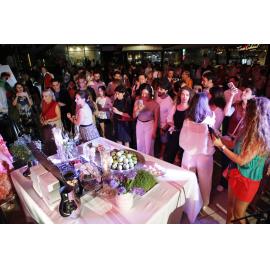Crowds around the Haft-Sin table at the Nowruz celebration held at Top Ryde City