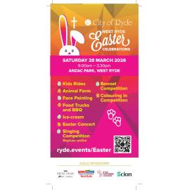 West Ryde Easter Festival flyer, 2026