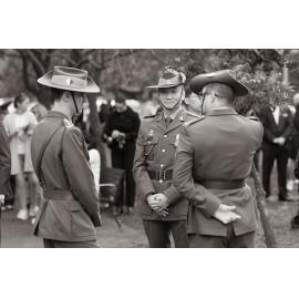Army service personnel, Anzac Park, West Ryde