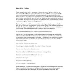 Little Miss Violinist by Vicky Fan: highly commended in the writing category, ages 12-15, Youth Creative Competition 2026