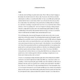 A Dream For You Too by Ben Whitfield: highly commended in the writing category, ages 12-15, Youth Creative Competition 2026