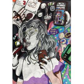 Escapism by Zoha Ali: 12-15yrs highly commended, Youth Creative Competition