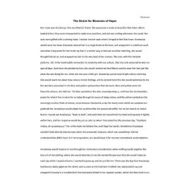 The desire for blossoms of hope by Elle Fenech: runner-up in the writing category, ages 16-19, Youth Creative Competition 2023