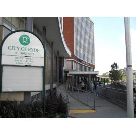 New Ryde Library community book pass : entry to the civic hall