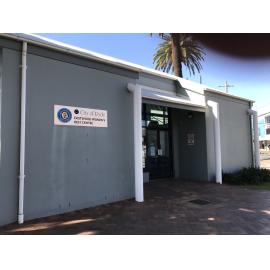 Exterior of the Eastwood Women's Rest Centre, April 2020