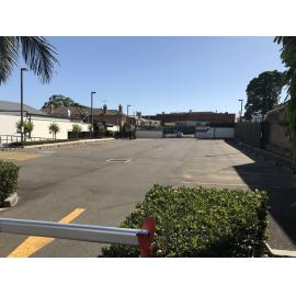 Eastwood Hotel carpark during the first Covid lockdown April 2020