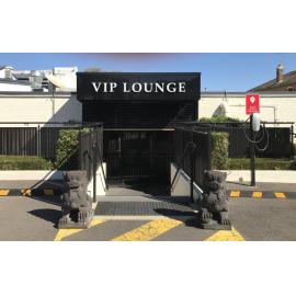 Eastwood Hotel VIP lounge entrance, April 2020