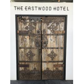 Eastwood Hotel patrons entrance, April 2020
