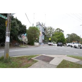 Meadowbank Station at the intersection of Bank Street and Meadow Crescent