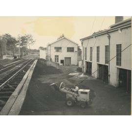 Coal storage area at the Potts Hill water pumping station