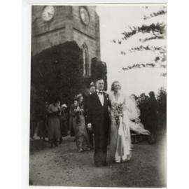 Wedding of John Benson and Mavis Bessie Richmond at St Anne's Anglican Church