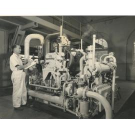  Ryde Pumping Station No.2 : Belliss & Morcom/Mather & Platt turbo-alternator no.1, steam turbine and auxiliaries
