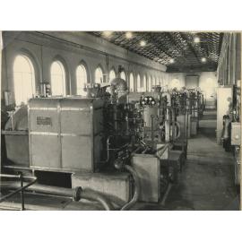 Ryde Pumping Station No.2 : Numbers 5, 6, 7 and 8 Fraser & Chalmers turbine units, post 1958