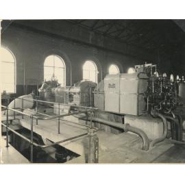 Ryde Pumping Station No.2 : Pumping unit no.3 (formerly unit 5, or Chatswood 1), photographed between 1958-1980