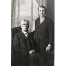 Edward Ernest Benson with his wife Elizabeth (nee Jackson)