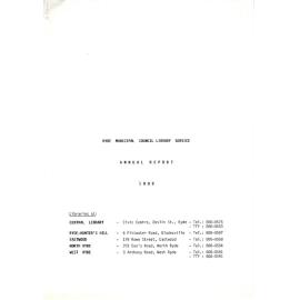 Ryde Municipal Council Library Service : Annual Report 1989