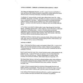 Ryde Municipal Council Library Service : Annual Report 1996/97