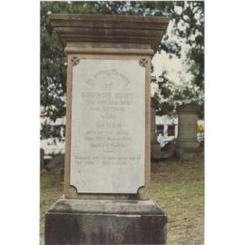 Best: Headstone of George and Sarah Best 