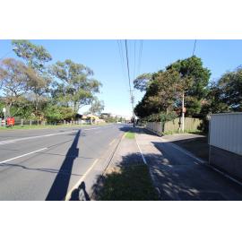 Looking north down Blaxland Road from the front of no. 268