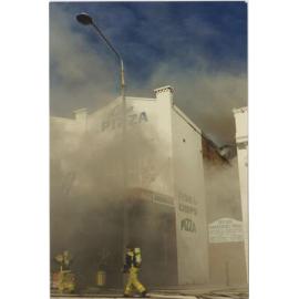 Fire at Con's Corner Pizza Bar, 140 Blaxland Road, Ryde