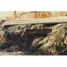 Old culvert uncovered during drainage works in Bowden Street Ryde, 27 June 1996 
