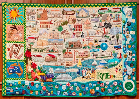 The Ryde Bicentenary Quilt: the project co-ordinator, artist/designer, quilters